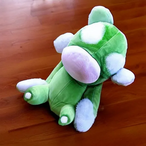 Image similar to cute plush creature