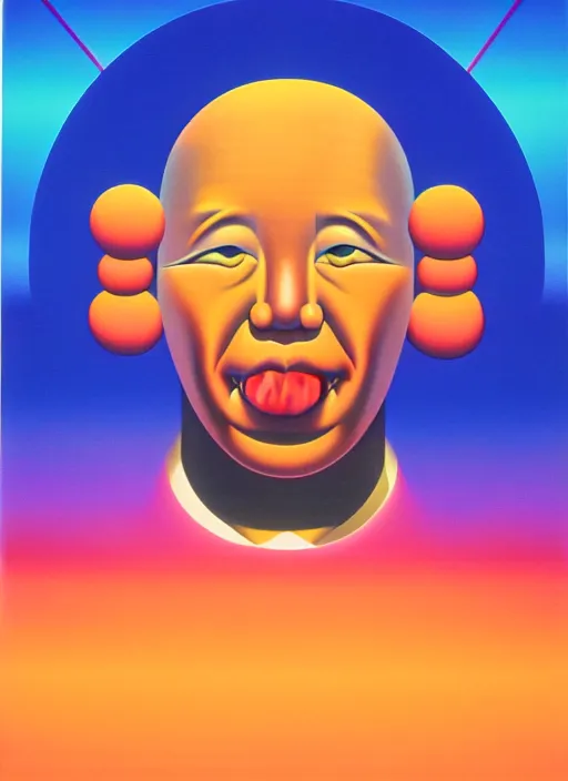 Prompt: sinner by shusei nagaoka, kaws, david rudnick, airbrush on canvas, pastell colours, cell shaded, 8 k