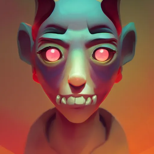 Image similar to face icon stylized minimalist ahh! real monsters, loftis, cory behance hd by jesper ejsing, by rhads, makoto shinkai and lois van baarle, ilya kuvshinov, rossdraws global illumination