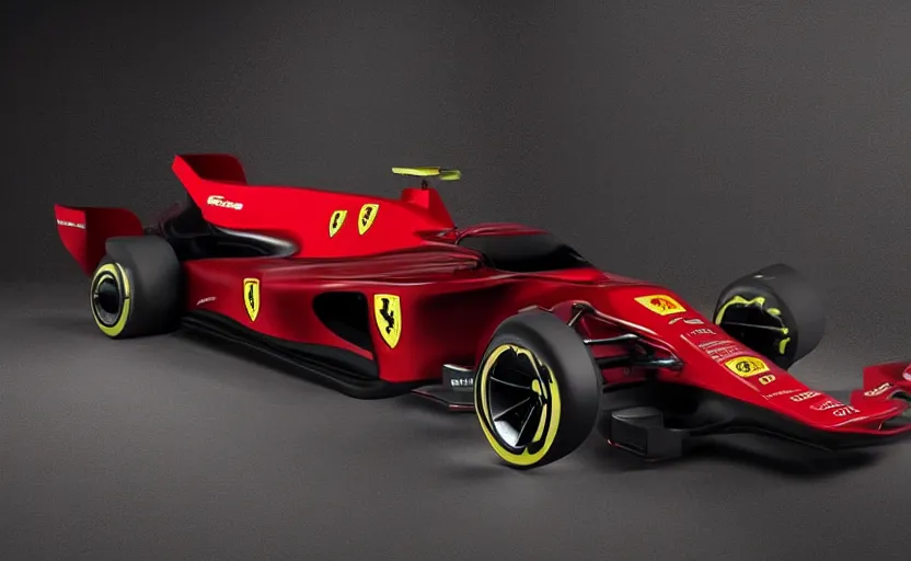 Image similar to “A 2025 Ferrari Formula One Concept, studio lighting, 8K”