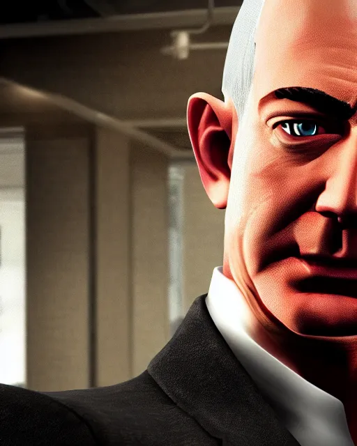 Prompt: an award winning portrait of Jeff Bezos as a GTA IV character, rendered in CryEngine