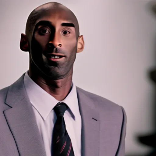 Image similar to still of Kobe bryant in men in black,8k,