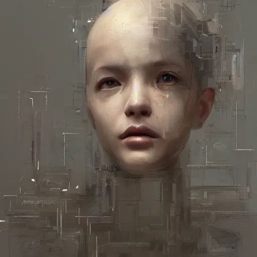 Prompt: system that transforms garbage in resources, concept, sci fi, technical, artificial intelligence, utopia, artstation, unreal engine by zhaoming wu, nick alm, makoto shinkai, very coherent asymmetrical artwork, sharp edges, perfect face, simple form, 1 0 0 mm
