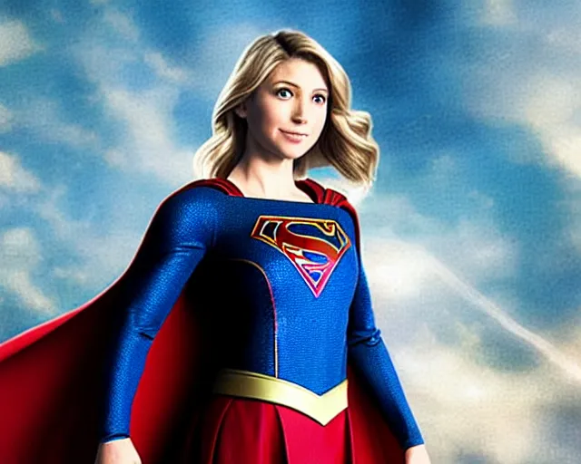 Prompt: supergirl, still from a 2 0 1 0 s animated series