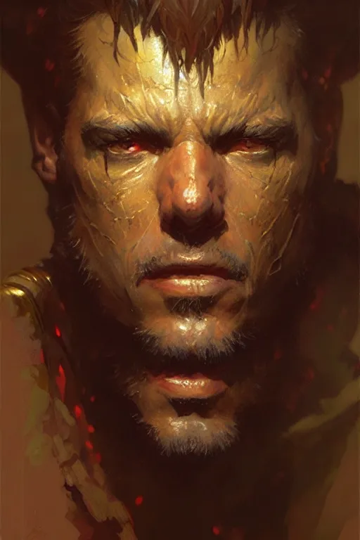 Image similar to roflgator portrait dnd, painting by gaston bussiere, craig mullins, greg rutkowski, yoji shinkawa