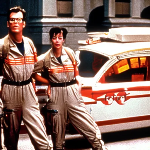 Image similar to gozer, still from ghostbusters