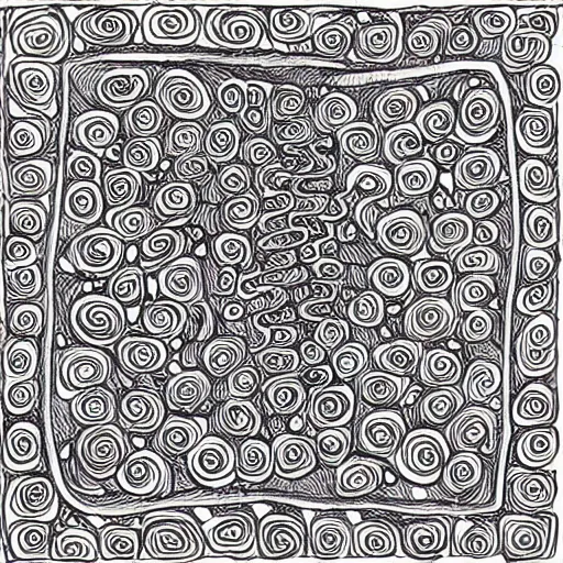 Image similar to dream recursive zentangles