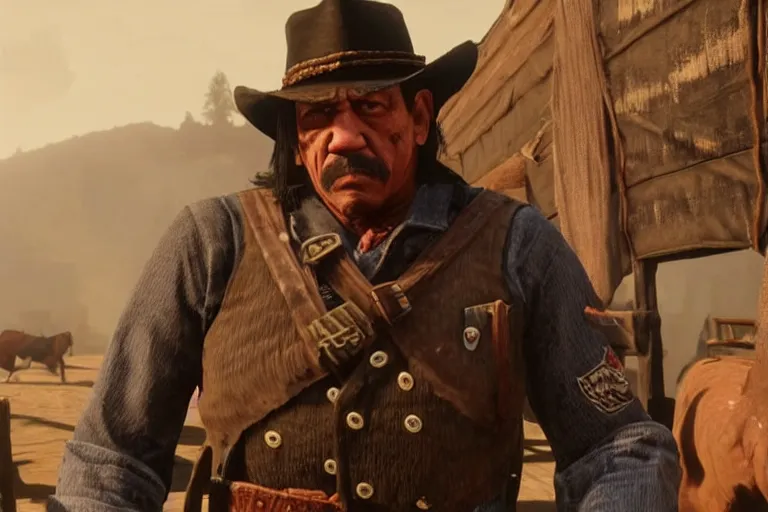 Image similar to danny trejo in red dead redemption 2