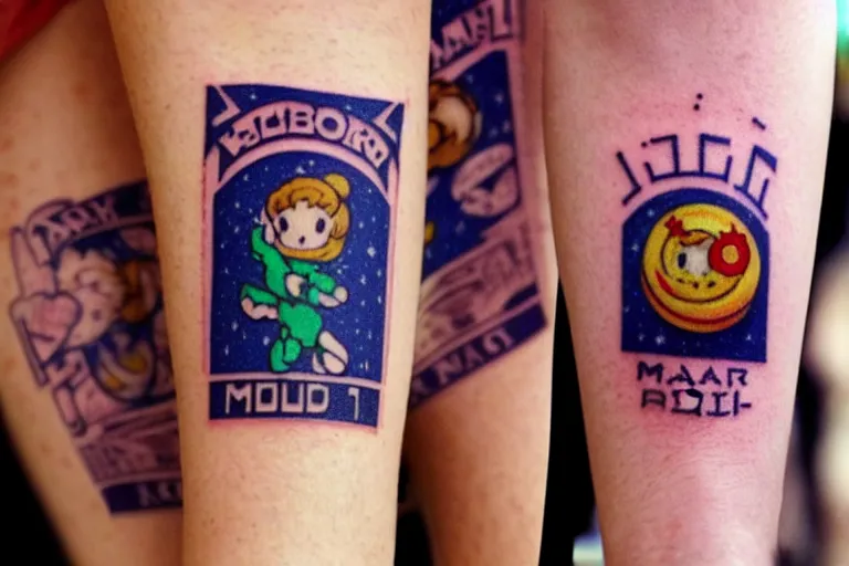 Image similar to mark Zuckerberg sailor moon tatooe