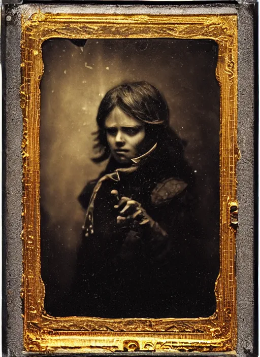 Prompt: old wetplate daguerreotype portrait of the birth of a napoleon, explosion of data fragments, fractal, intricate, elegant, highly detailed, parallax, leica, medium format, subsurface scattering, by jheronimus bosch and greg rutkowski and louis jacques mande daguerre