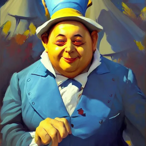 Prompt: greg manchess portrait painting of tweedles from alice in wonderland as overwatch character, medium shot, asymmetrical, profile picture, organic painting, sunny day, matte painting, bold shapes, hard edges, street art, trending on artstation, by huang guangjian, gil elvgren, ruan jia, randy vargas, greg rutkowski