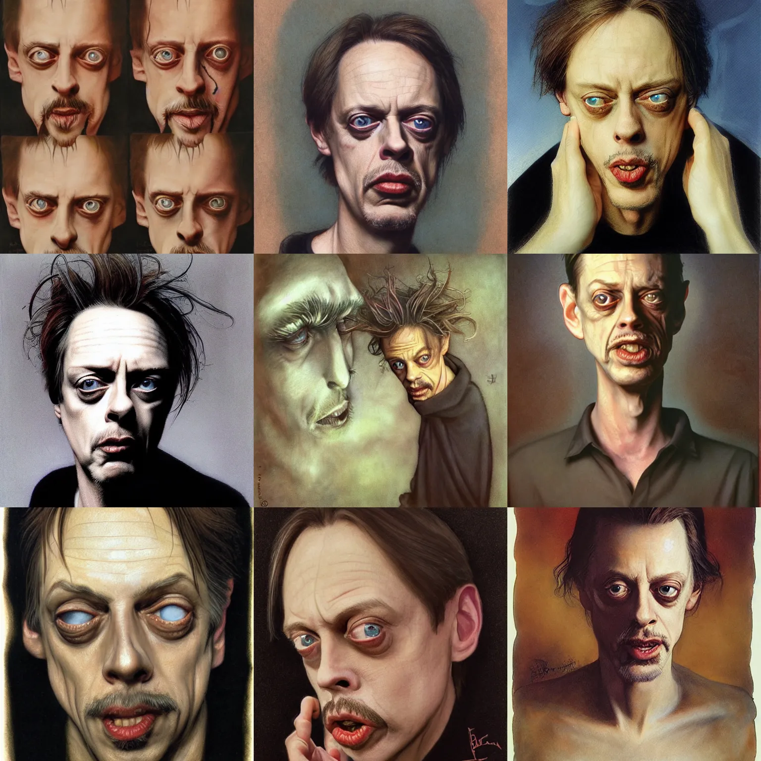 Prompt: Steve Buscemi by Brian Froud