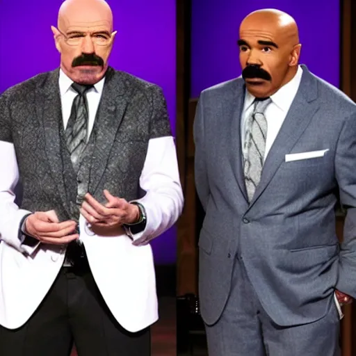 Image similar to walter white as steve harvey