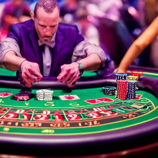 Prompt: photo of cthulhu playing in a casino, realistic, highly - detailed, sharp focus, award - winning