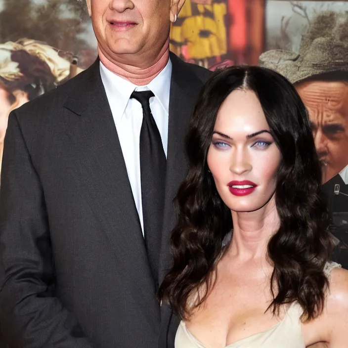 Prompt: tom hanks as megan fox