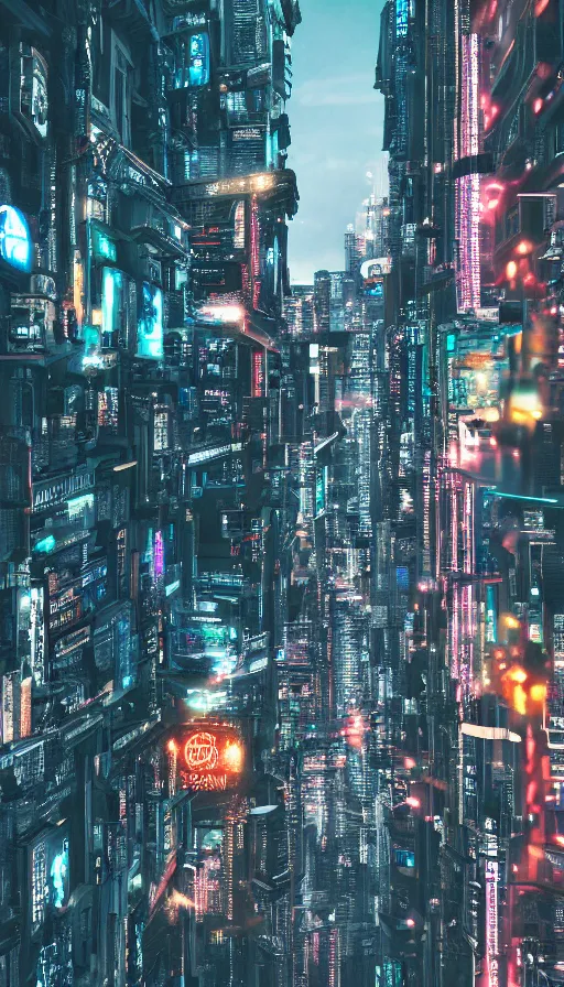 Image similar to cyberpunk city view, cinematic,4k,35mm,street photo, epic