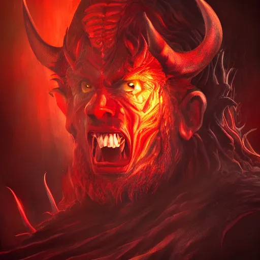 Image similar to Ron desantis as satan, fantasy, artstation, sharp focus, biblical, 8k resolution