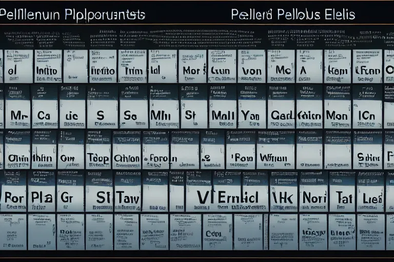 Image similar to periodic table of exoplanets