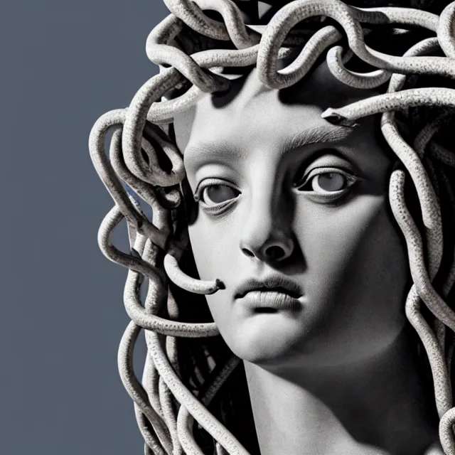 Image similar to medusa, highly detailed, 8 k, hdr, smooth, sharp focus, high resolution, award - winning photo