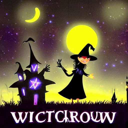 Prompt: witch cyberbroom in nightcity