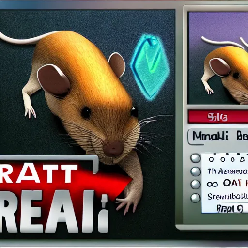 Image similar to ai rat dream