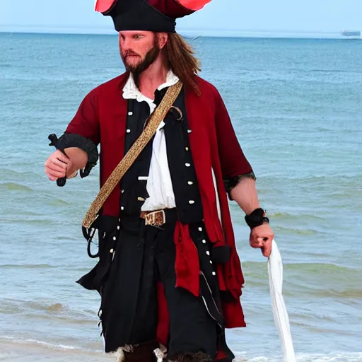 Image similar to christopher walkin as a pirate