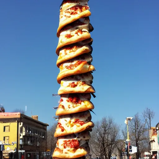 Prompt: a fallen leaning tower of piza