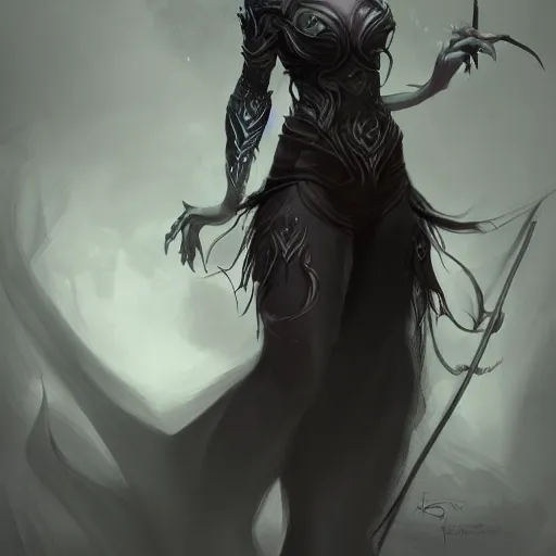 Prompt: !dream dark witch character, highly detailed, full body, digital painting, artstation, concept art, smooth, sharp focus, illustration