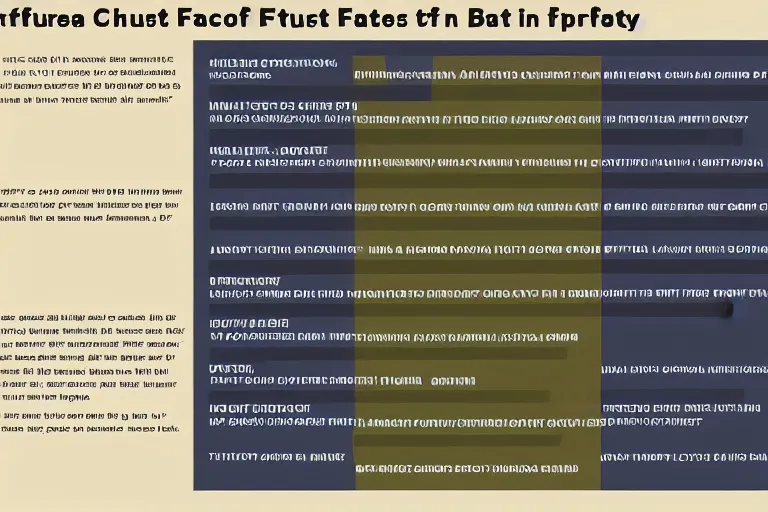 Image similar to future barchart explaining the worlds most important fact in intricate detail