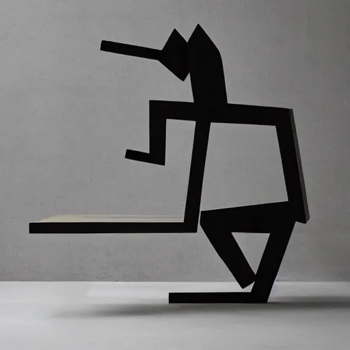 Image similar to a desk in the shape of an elephant with grey accents designed by antony gormley, advertising photography