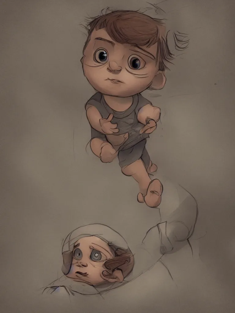 Image similar to down syndrome by disney concept artists, blunt borders, rule of thirds