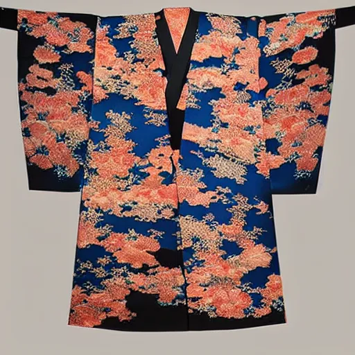 Image similar to photo of a beautiful kimono