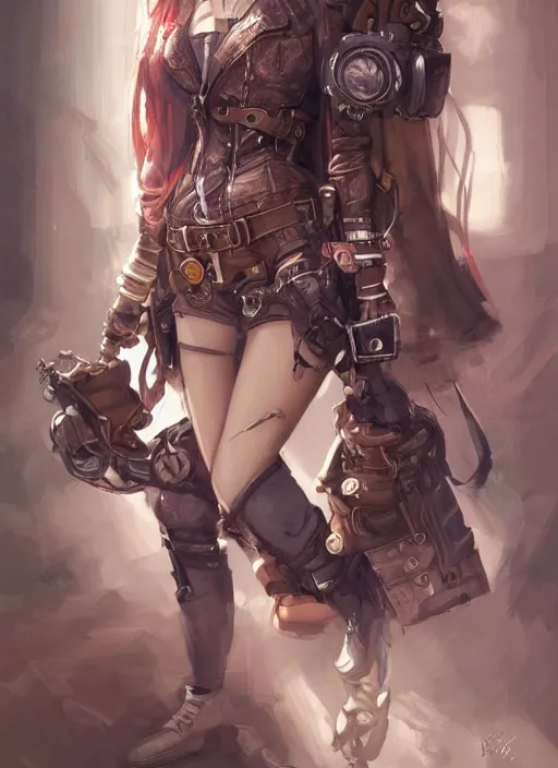 Image similar to girl, steampunk, goggles, pilot, portait, made by stanley artgerm lau, wlop, rossdraws, james jean, andrei riabovitchev, marc simonetti, yoshitaka amano, artstation