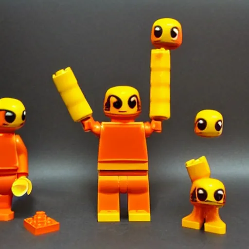 Image similar to Charmander lego