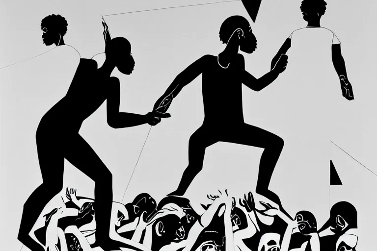 Image similar to the soul's endless plight to perfection, struggle and resolution, by cleon peterson