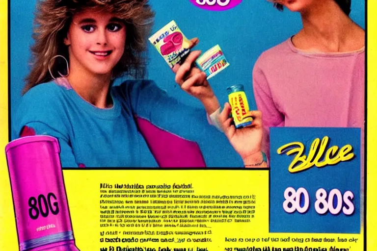 Image similar to 80s, drugs, advertisement