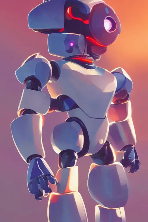 Image similar to metabots medabots medarotto medarot robot minimalist comics, behance hd by jesper ejsing, by rhads, makoto shinkai and lois van baarle, ilya kuvshinov, rossdraws global illumination ray tracing hdr radiating a glowing aura