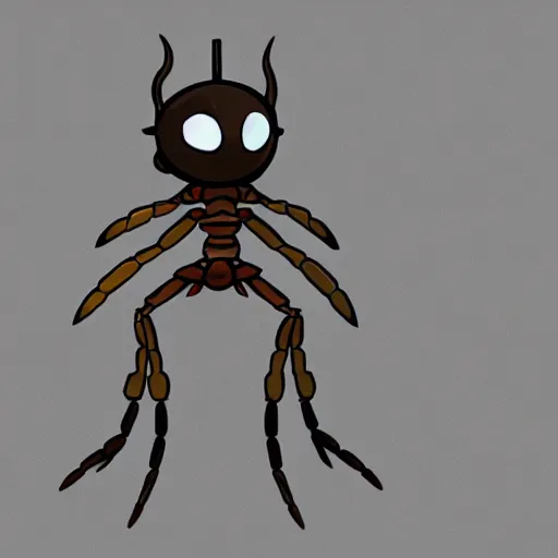 Image similar to a Hollow Knight crab enemy