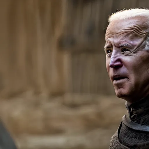 Image similar to Joe Biden as the High Sparrow in Game of Thrones