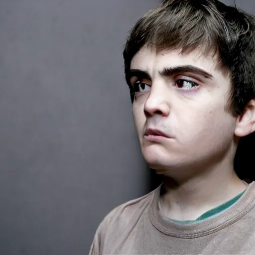 Prompt: walter jr from breaking bad looking very upset about his dad being such a loser, sharp focus, hyper realistic, sony 3 5 mm lens