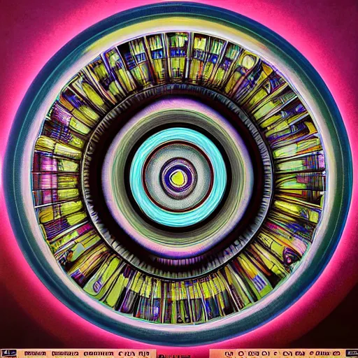 Image similar to mechanics of consciousness by Paul Laffoley. Hyperrealism, trending on artstation, Unreal Engine, cgsociety, deviantart