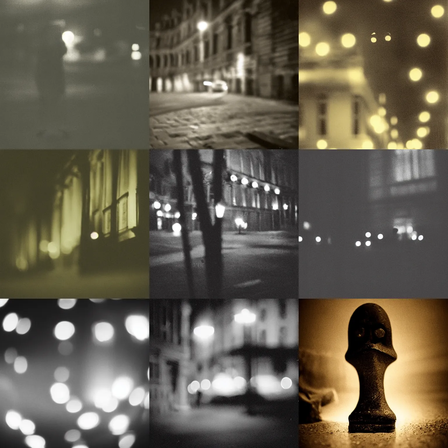 Prompt: photograph of a ghost, night photography, by brassai, depth of field, bokeh