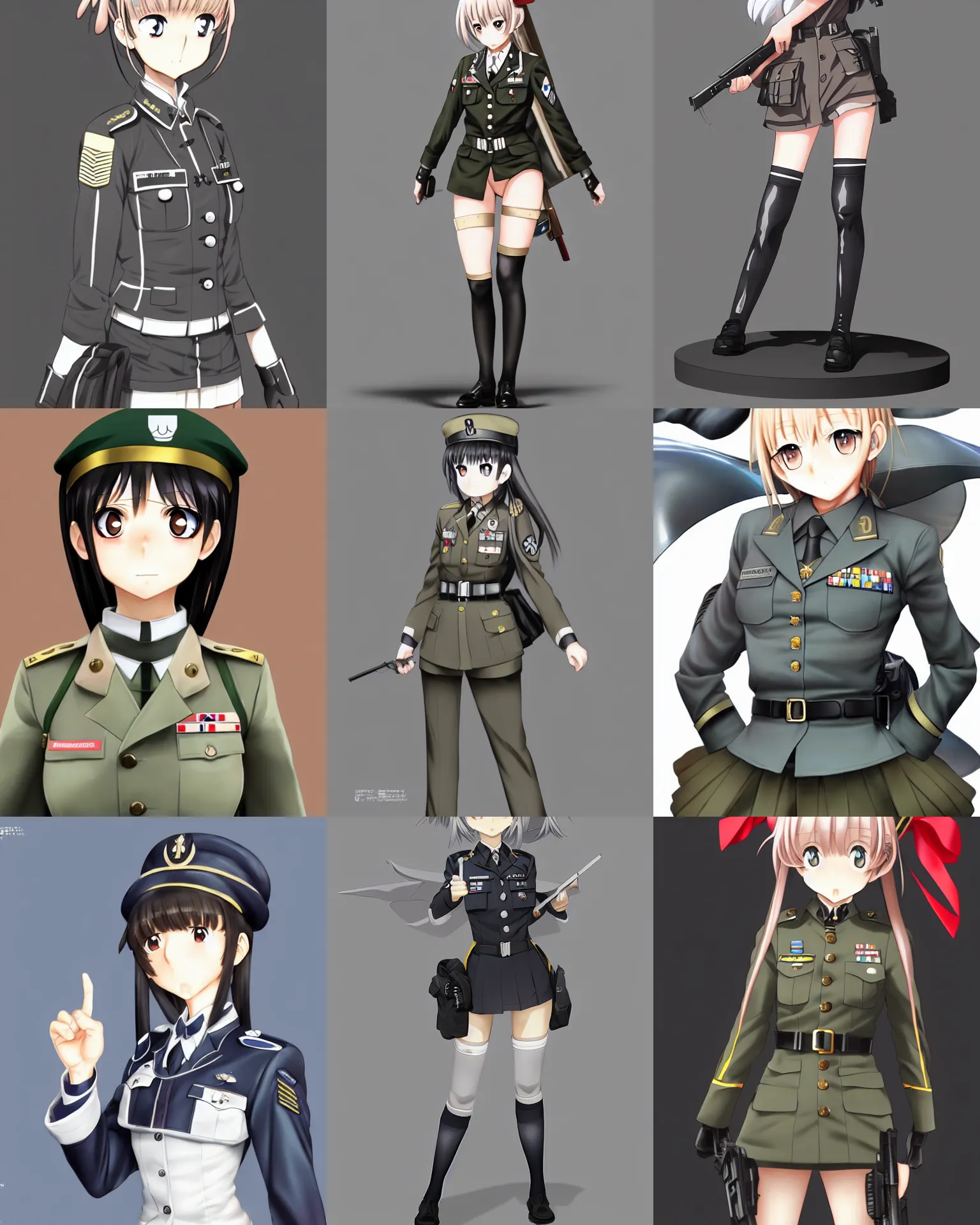 Anime officer 2 - AI Photo Generator - starryai