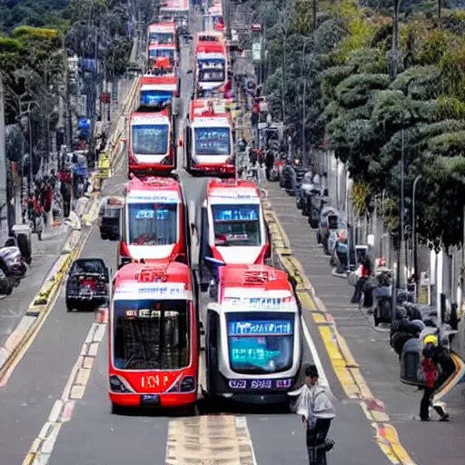 Prompt: transmilenio