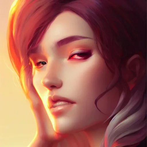 Prompt: a portrait of a beautiful woman, art by lois van baarle and ross tran and sam yang and wlop and artgerm, digital art, highly detailed, intricate, sharp focus, Trending on Artstation HQ, deviantart, unreal engine 5, 4K UHD image