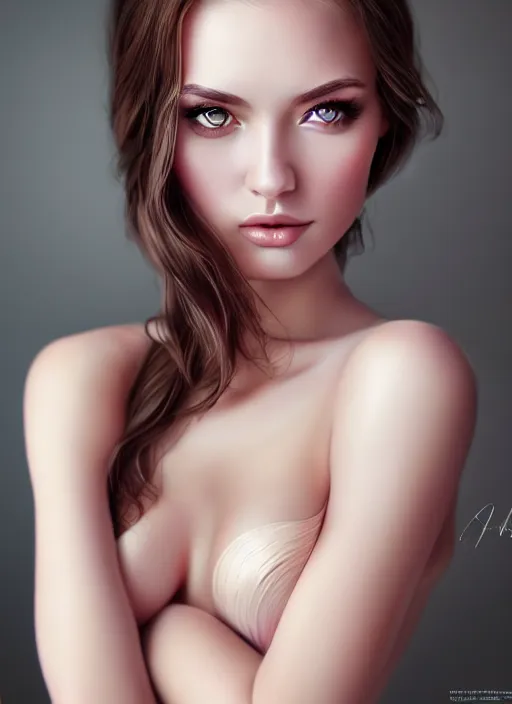 Image similar to a gorgeous female photo, professionally retouched, soft lighting, realistic, smooth face, full body shot, torso, dress, perfect eyes, wide angle, sharp focus on eyes, 8 k high definition, insanely detailed, intricate, elegant, art by artgerm, snowy winter