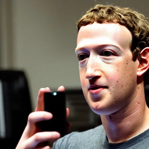 Image similar to mark zuckerberg in cyperpunk 2 0 7 7