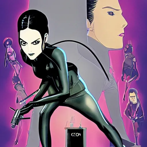 Image similar to New Aeon Flux movie poster by Peter Chung