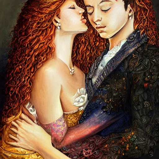 Prompt: A beautiful painting symbolizing the love I have to give to you, romantic, highly detailed, digital art.