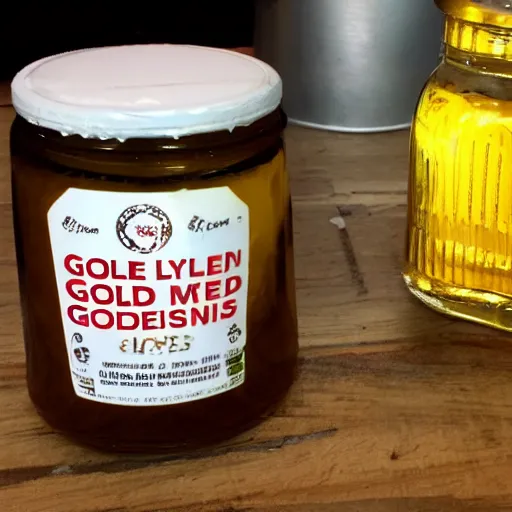 Prompt: Lyle's Golden syrup